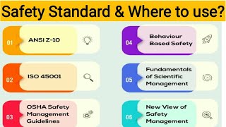 Types of Safety standards and where to use [upl. by Erialb]