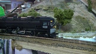 Nscale Intermountain Cab Forward first revenue run  SP 4292 [upl. by Htidra338]