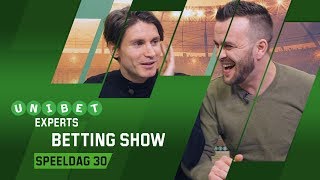 Unibet Experts – Betting Show Speeldag 30 [upl. by Leopoldeen]