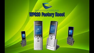 Grandstream wp820 Cordless Phone Factory Reset [upl. by Haridan106]