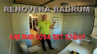 Renovera badrum Ut med det gamla [upl. by Eraste318]