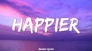 Olivia Rodrigo  happier Lyrics [upl. by Gilly166]