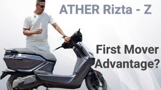 Ather Rizta Z  Purchase experience amp Initial impressions [upl. by Ahsinnek]