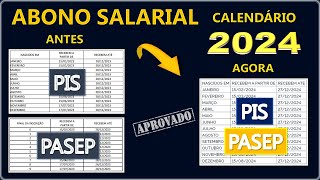 PIS PASEP Abono Salarial de 141200 em 2024 com NOVO CALENDÁRIO de PAGAMENTO  Como saber se tenho [upl. by Tjaden251]