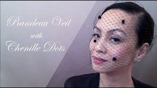 DIY Bandeau Veil with Chenille Dots [upl. by Annaeiluj711]