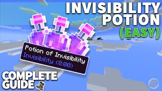 How to make an Invisibility Potion  Easy Minecraft Guide 121 2024 [upl. by Cori]