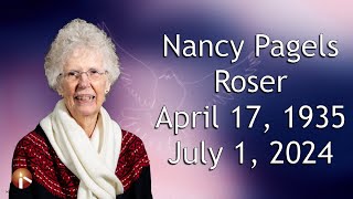 Nancy Roser Memorial Service  August 10th 2024 [upl. by Bryn494]