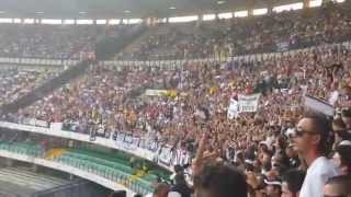 chievo verona 01 JUVENTUS Settore ospiti Oh Bianconeri alè Bianconeri alè eh ohmp4 [upl. by Bussey432]