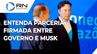 Entenda parceria firmada entre governo e Elon Musk [upl. by Ahsenal193]