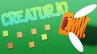 Most OVER POWERED Build EVER  Amazing new IO Game  Creaturio [upl. by Eux]