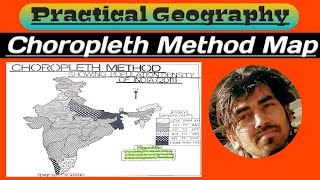 Practicalgeography Choropleth Method Map  How to draw Choropleth map [upl. by Evets]