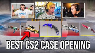 STREAMERS AND PLAYERS BEST CS2 CASE OPENINGS [upl. by Hales721]