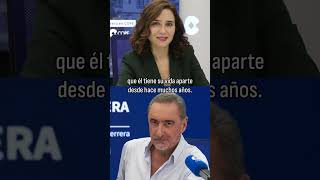 Ayuso sobre su pareja quotMi paso por la política le está perjudicandoquot [upl. by Nyhagen]