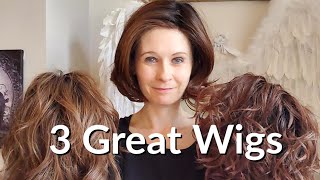 Comparing 3 High End Wigs by Rene Of Paris and Godivas Secret Wigs 🤷‍♀️ [upl. by Urias38]