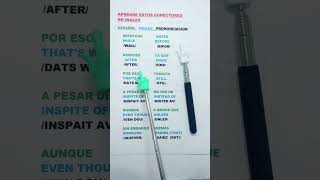 APRENDE LA PRONUNCIACIÓN DE LOS CONECTORES EN INGLES conectores ingles aprendoinglescantando6191 [upl. by Waterman]