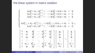 Polynomial Interpolation [upl. by Leinto]