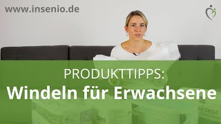 Windeln für Erwachsene TOP 4 Produktempfehlungen [upl. by Asecnarf]