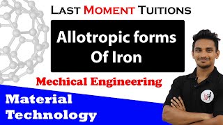 Allotropic forms Of Iron  Material Technology Lectures In Hindi [upl. by Asteria]