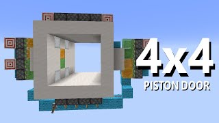 My First 4x4 Piston Door Tutorial [upl. by Eerehc]