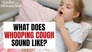 What Whooping Cough Sounds Like  Toddler with the quotwhoopquot sound [upl. by Iviv]