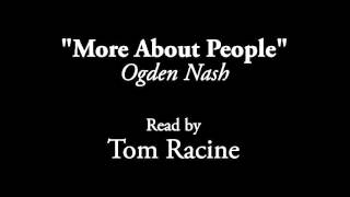 More About People Ogden Nash [upl. by Leonora]