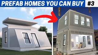 7 Great PREFAB HOMES 3 some affordable [upl. by Adao]