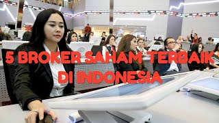 5 BROKER SAHAM TERBAIK DI INDONESIA [upl. by Ayital]