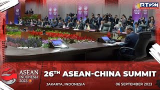 26th ASEANChina Summit 09062023 [upl. by Aleahc]