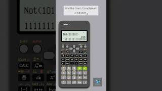 How to Find Binary Complement  Casio fx991ES Calculator  Signed  Ones  Twos  Negative  Exam [upl. by Eula]