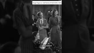 1930s Savage Roasting Ginger Rogers vs Gail Patrick STAGE DOOR 1937 [upl. by Nila]