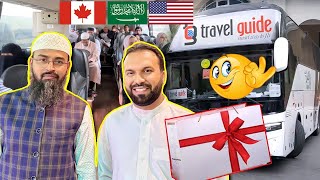 Madina Ziyarat with ADV Faiz Syed Special Gift for Our USA 🇺🇸 and Canada 🇨🇦 Group [upl. by Aniluj63]