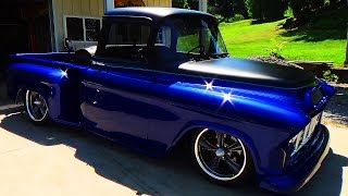 Vintage 1955 Chevy Street Truck  A Classic Ride [upl. by Ninon8]