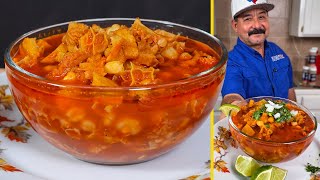 EASY MENUDO RECIPE  How To Make Menudo  Mexican Hangover Soup [upl. by Reaht]