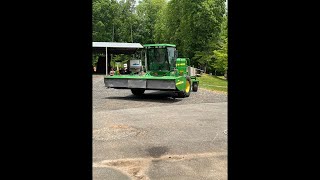 SLC Farms is going live from the hayfield Raking and bailing crabgrass hay [upl. by Deehan]