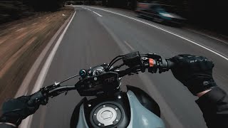 Testing the Quickshifter  YAMAHA MT07 AKRAPOVIC  QUICKSHIFTER 4K [upl. by Bowrah]