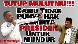 Pdt Mell Atock S Th TUTUP MULUTMU KAMU TIDAK PUNYA HAK MEMINTA PRESIDEN UNTUK MUNDUR [upl. by Michail]