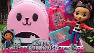 GABBYS DOLLHOUSE Gabby Girl OnTheGo Travel Set Unboxing Pretend Play [upl. by Otirecul759]