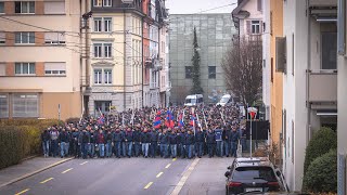 MUTTENZERKURVE BASEL IN LUZERN  17122023 [upl. by Atilehs]