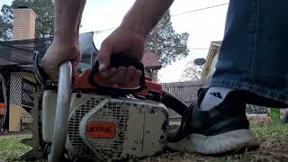 Stihl 075 av runner [upl. by Rida]