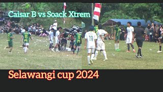 Caisar B vs Soack Xtrem laga selawangi cup 2024  TarkamBogor Timur [upl. by Tavie]