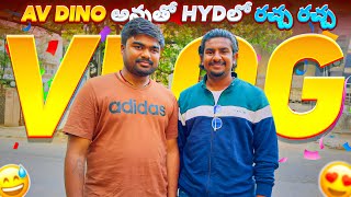 Av Dino 🥰 అన్నతో Hydlo రచ్చ రచ్చ 🤣 Enjoy Pandagoo🥳 Mini Vlog  part  1 [upl. by Prince859]