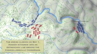 Chancellorsville Battle Map Program [upl. by Bowman]