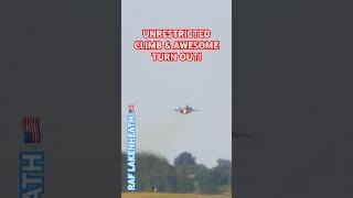 BEST UNRESTRICTED CLIMB I HAVE EVER SEEN F35 TAKE OFF WITH SPECTACULAR TURN OUT • RAF LAKENHEATH [upl. by Ynnal26]