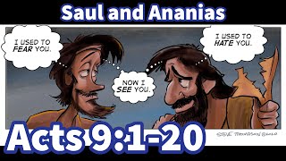 Saul and Ananias in Acts 9120 [upl. by Lyndsey]