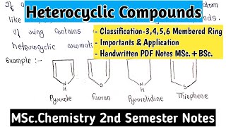 Heterocyclic Compounds CSIR NET Questions  Heterocyclic Chemistry for CSIR NET Chemical Science [upl. by Amairam]