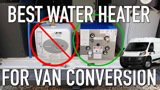 Best Water Heater For Van Conversion  Camco Kuuma Coolant amp Electric Free Hot Water in Promaster [upl. by Akirehs166]