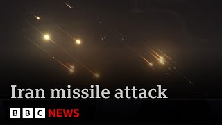 Iran threatens new “crushing attack” on Israel after launching more than 180 missiles  BBC News [upl. by Tymes]