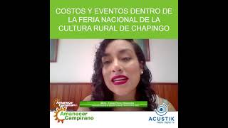 Costos y eventos dentro de la feria nacional de la cultura rural de Chapingo [upl. by Animrelliug]