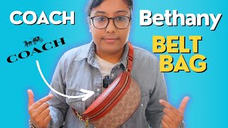 COACH BETHANY BELT BAG REVIEW [upl. by Davenport96]