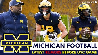 NEW Michigan Football Rumors On Colston Loveland Injury Sherrone Moore Contract  Alex Orji Time [upl. by Ymrots]